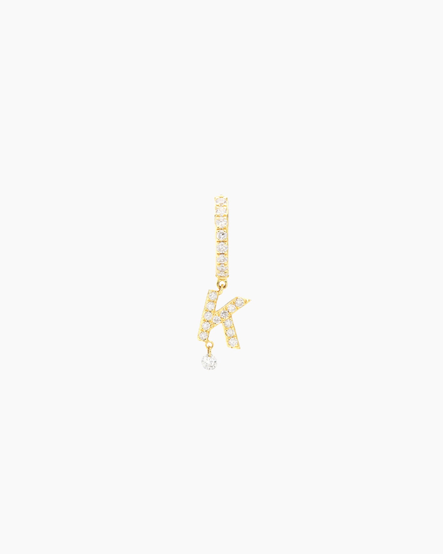 Piercing Alphabet Pavé or jaune