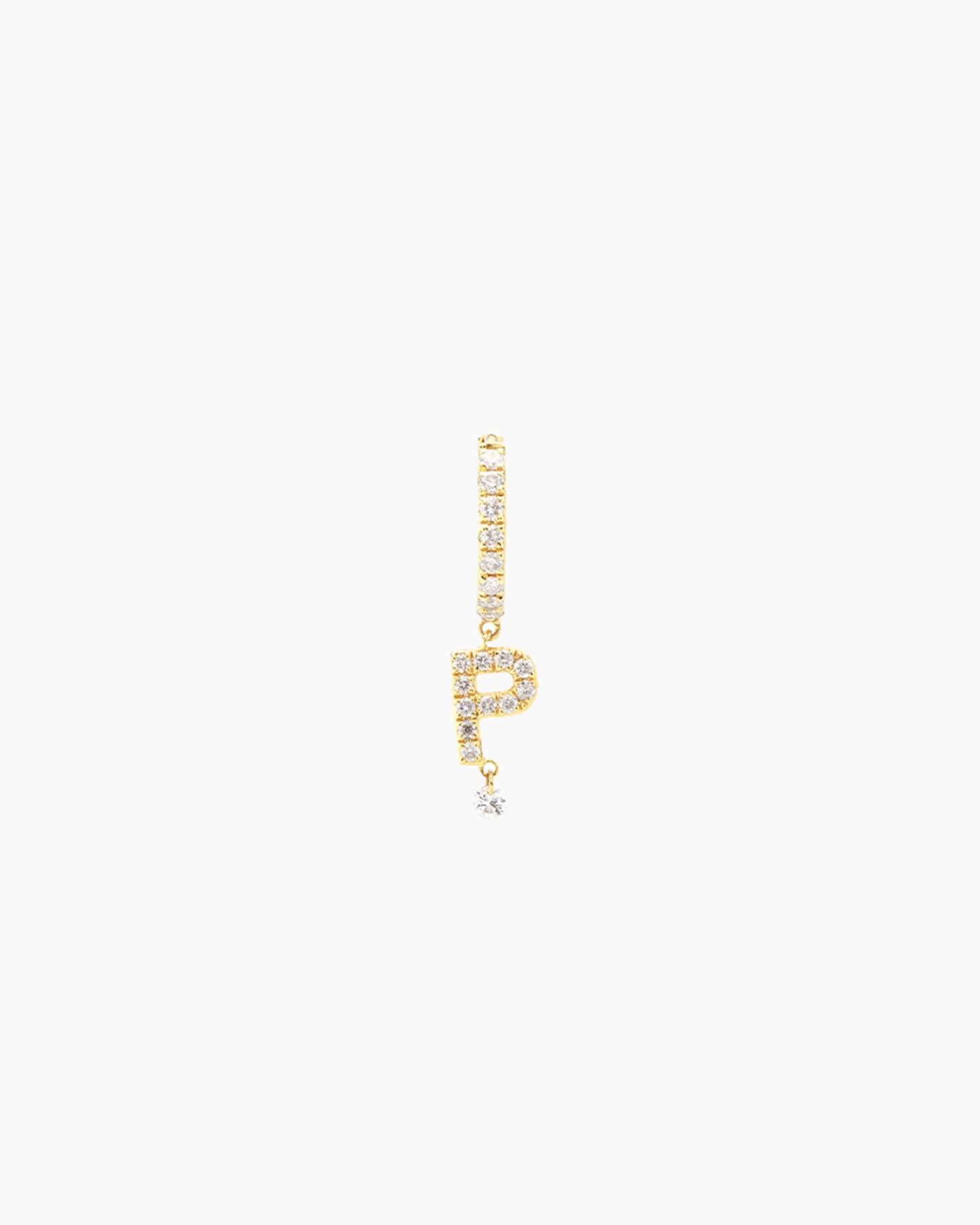 Piercing Alphabet Pavé or jaune