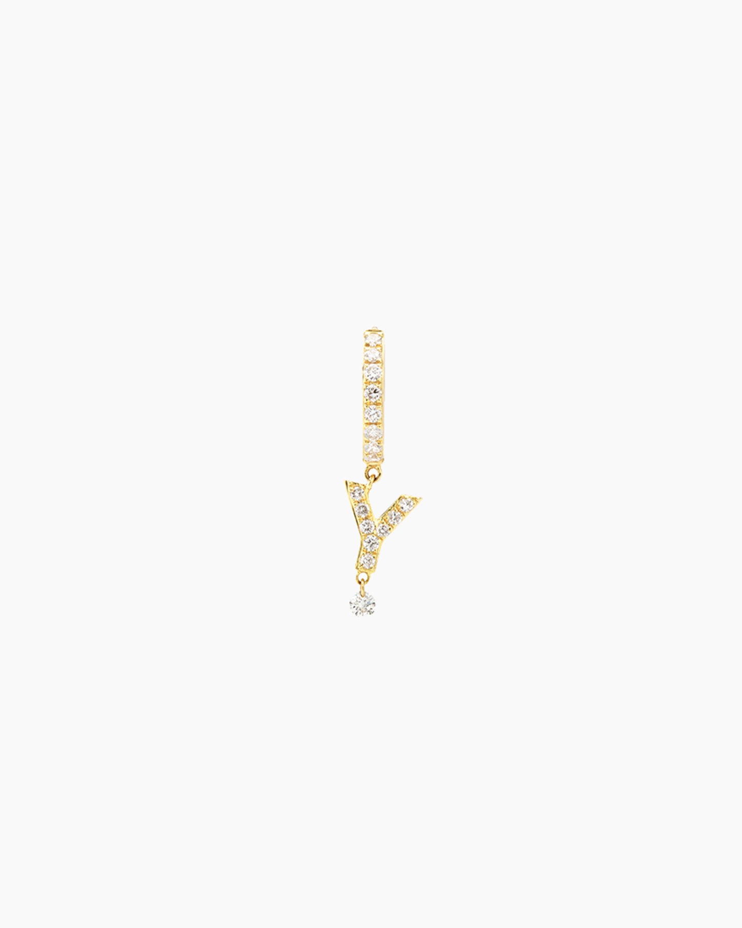 Piercing Alphabet Pavé or jaune