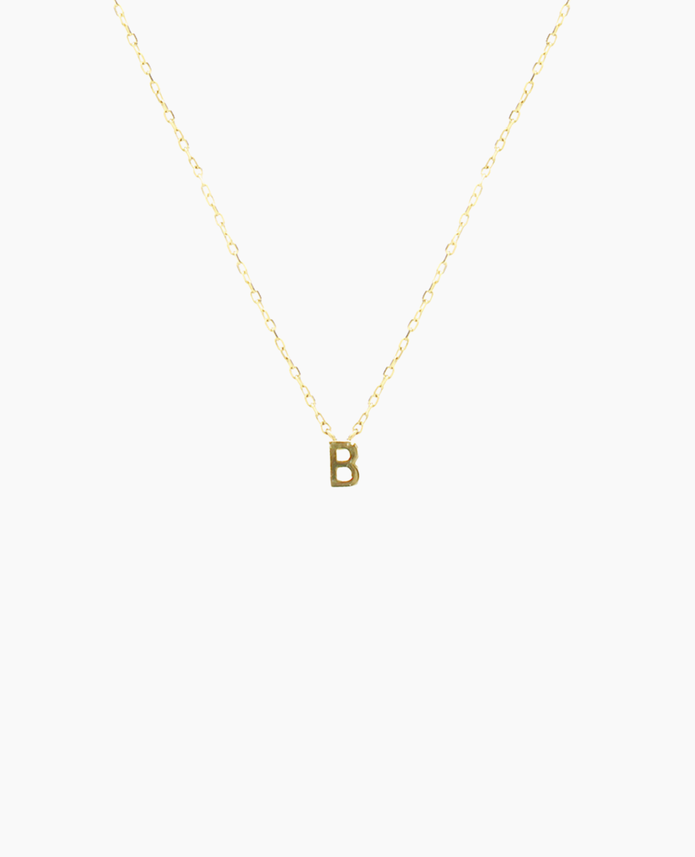 Collier Alphabet majuscule Jaune