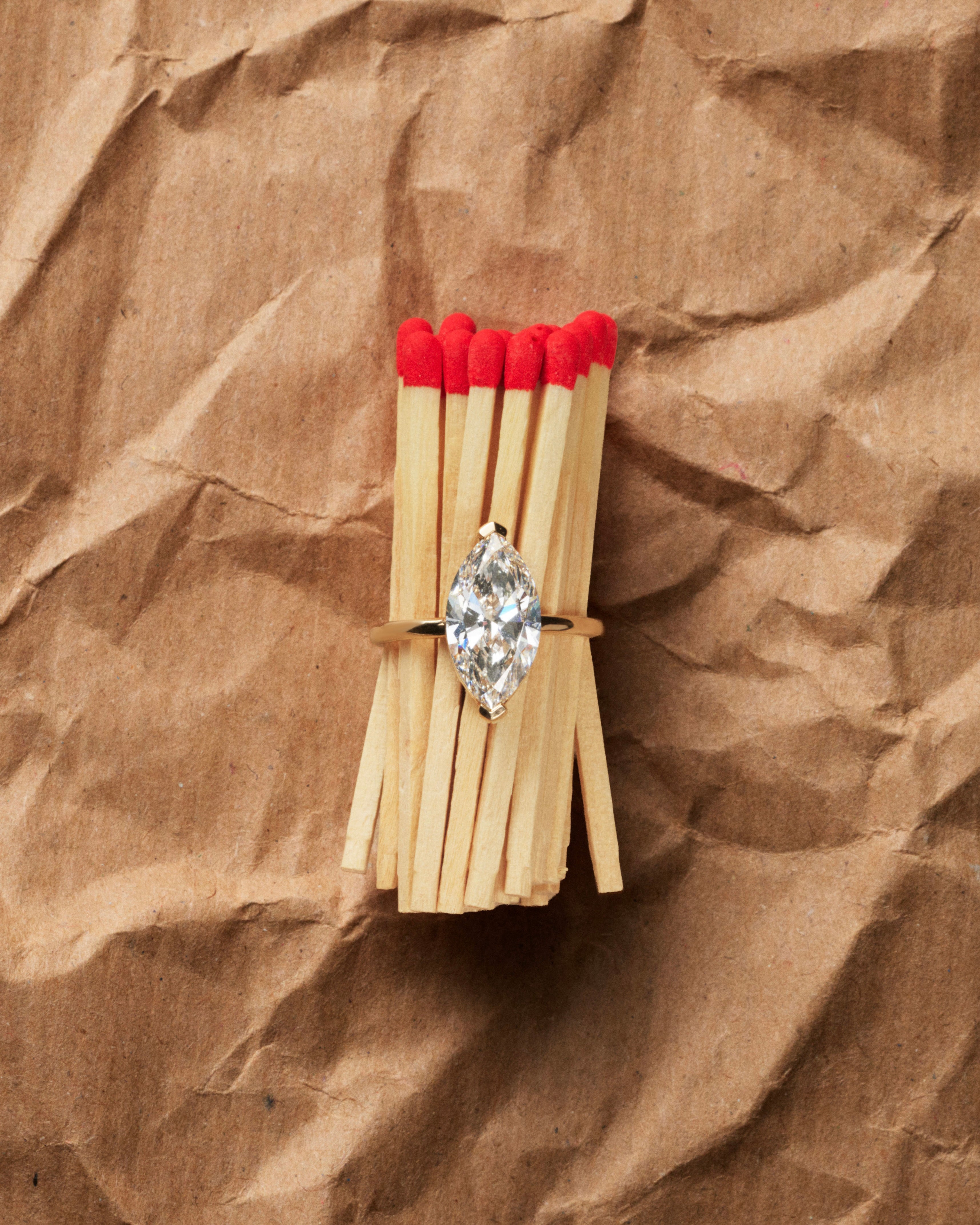 Marquise Bridal Ring