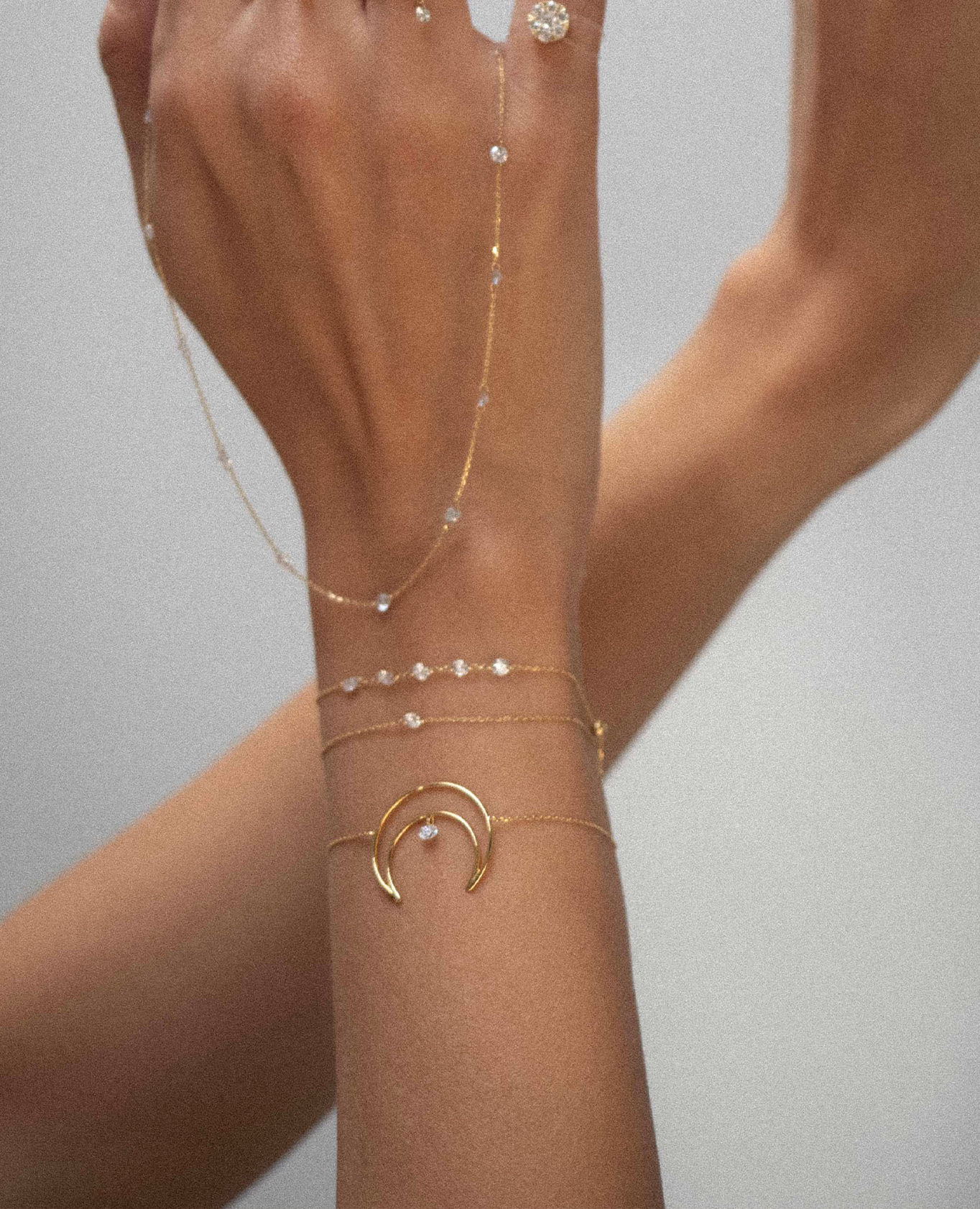 Bracelet Danaé un diamant ligne