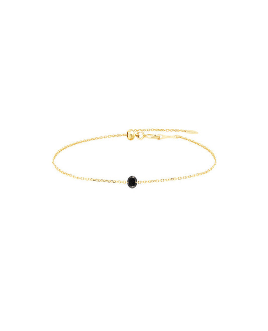 Bracelet Danaé enfant un diamant noir