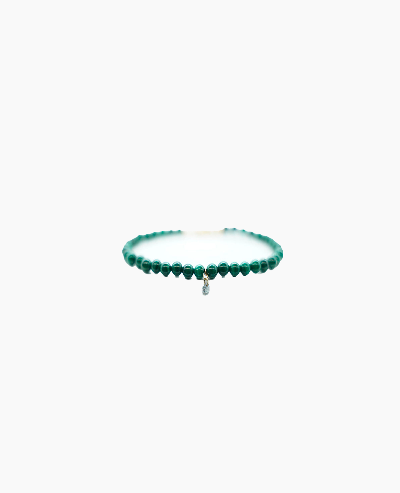 Bracelet Semi Precious 69 Malachite or Jaune