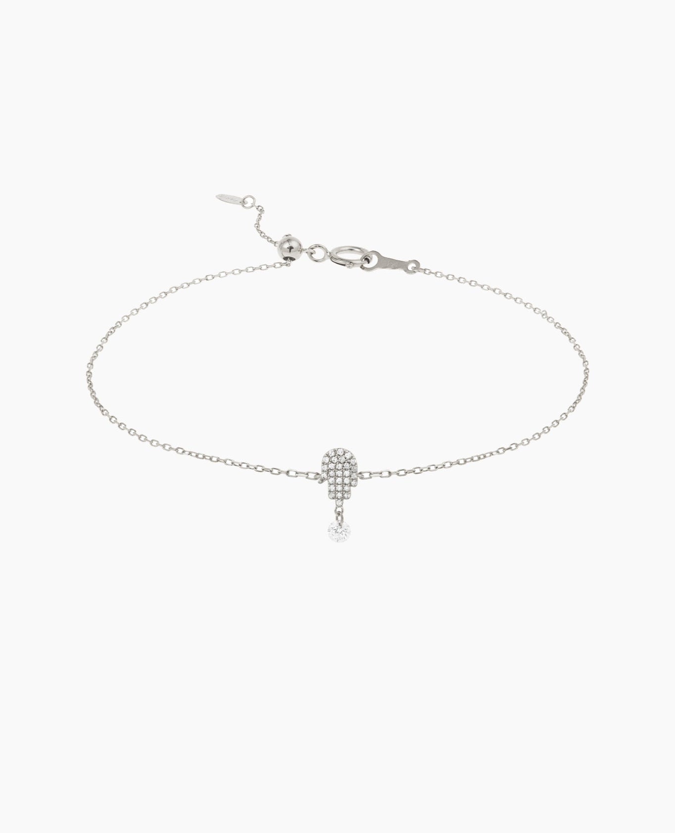 Selene Fatma bracelet paved with a diamond