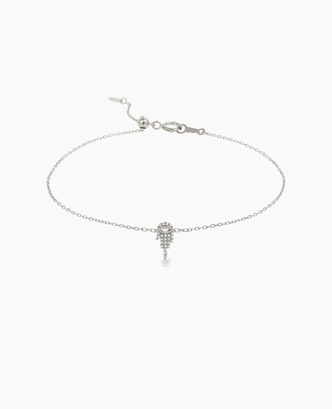 Selene Fatma bracelet paved with a diamond