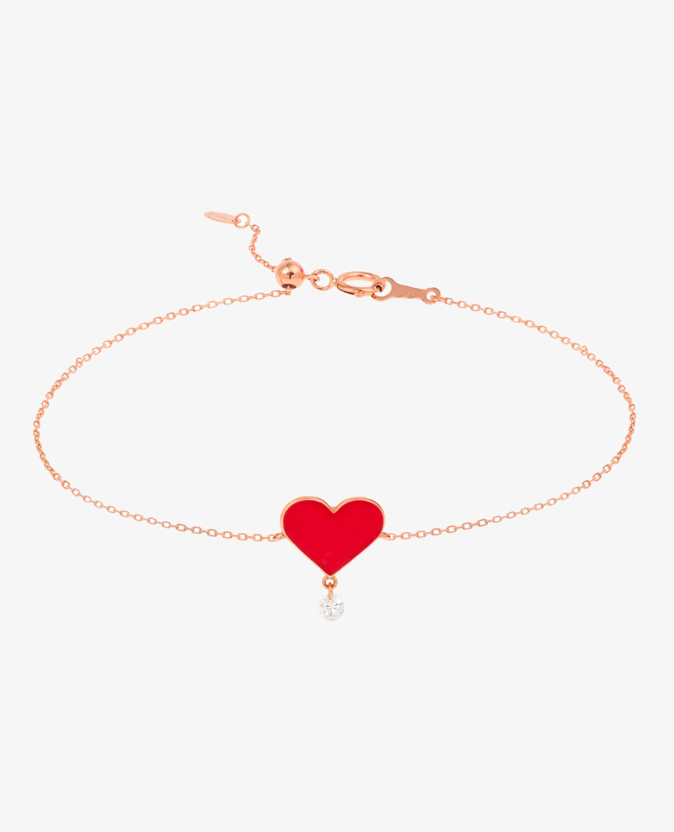 Bracelet Cœur Rouge