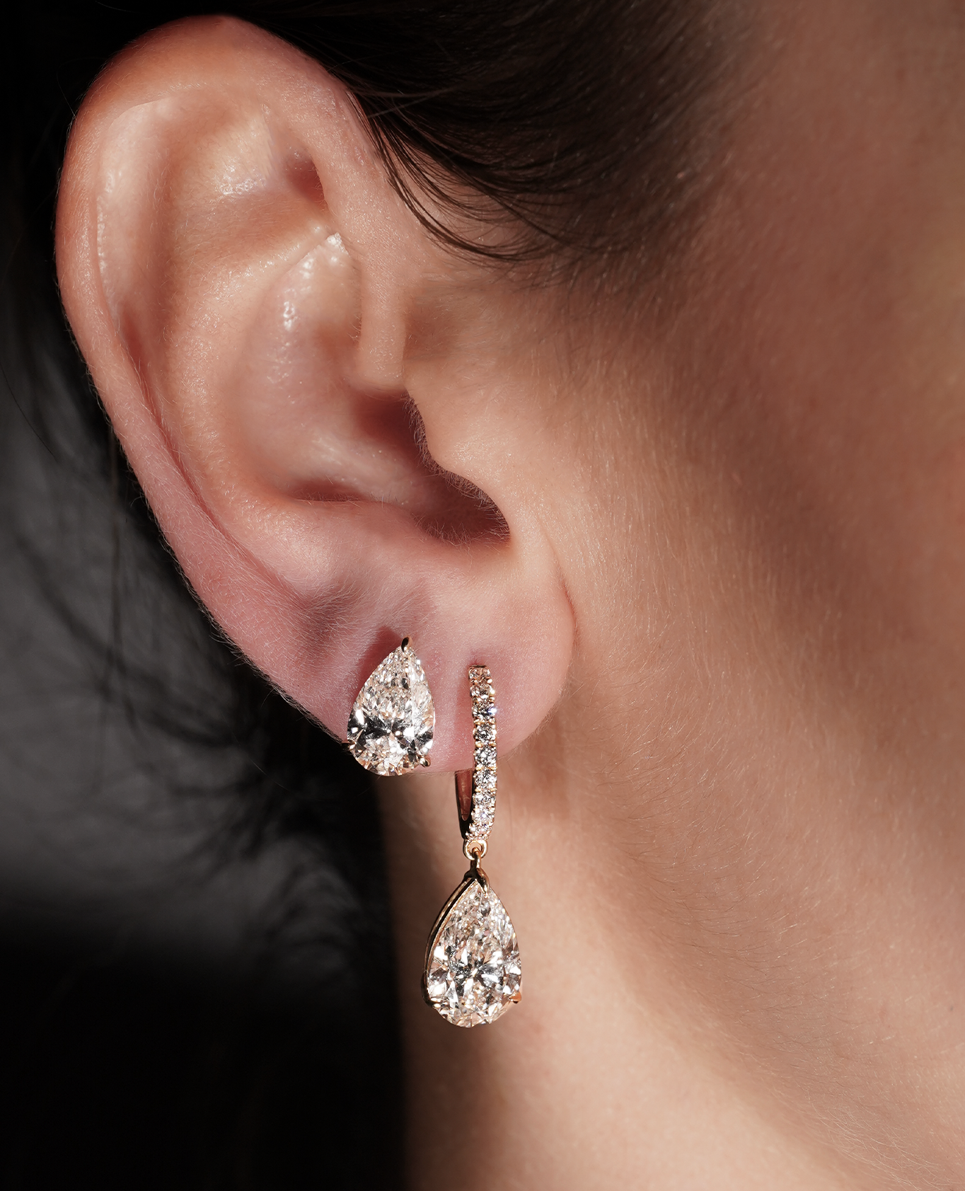 Mono Boucle Créole Iris Diamant