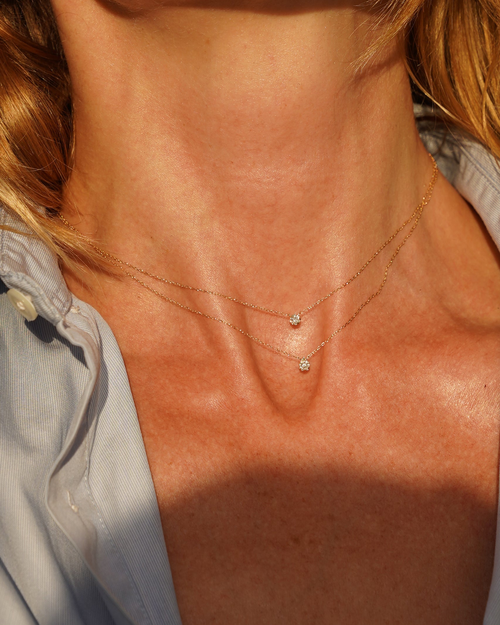 Collier Floating Poire PM
