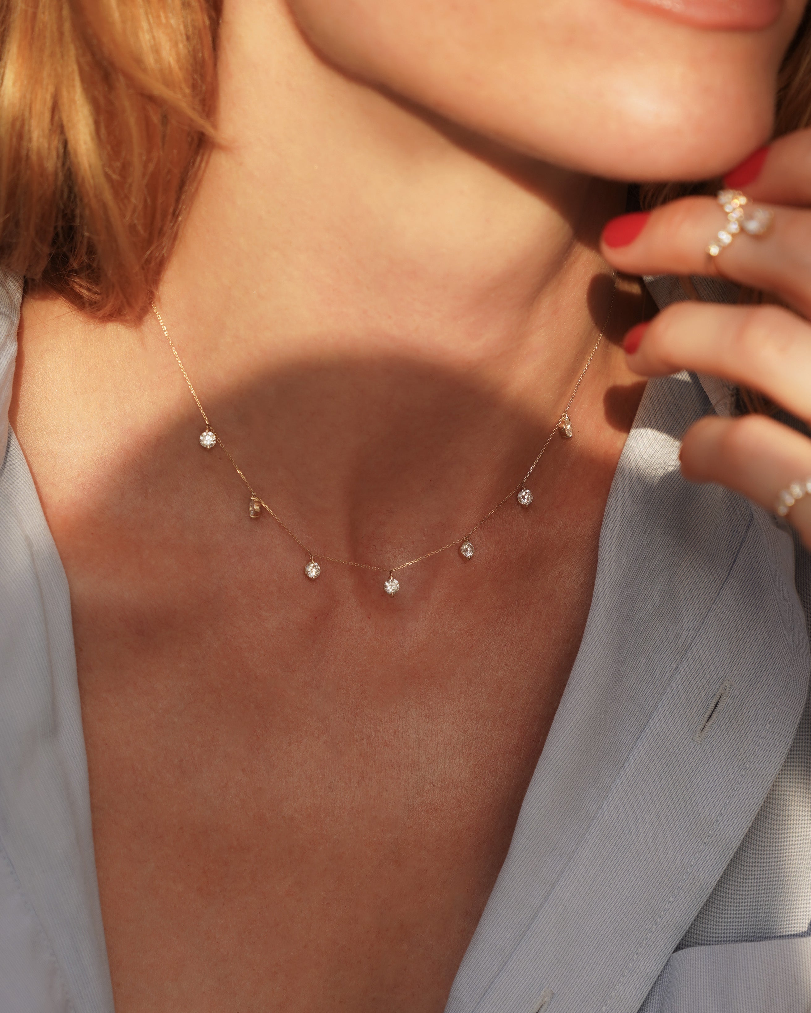 Collier Bridal sept diamants