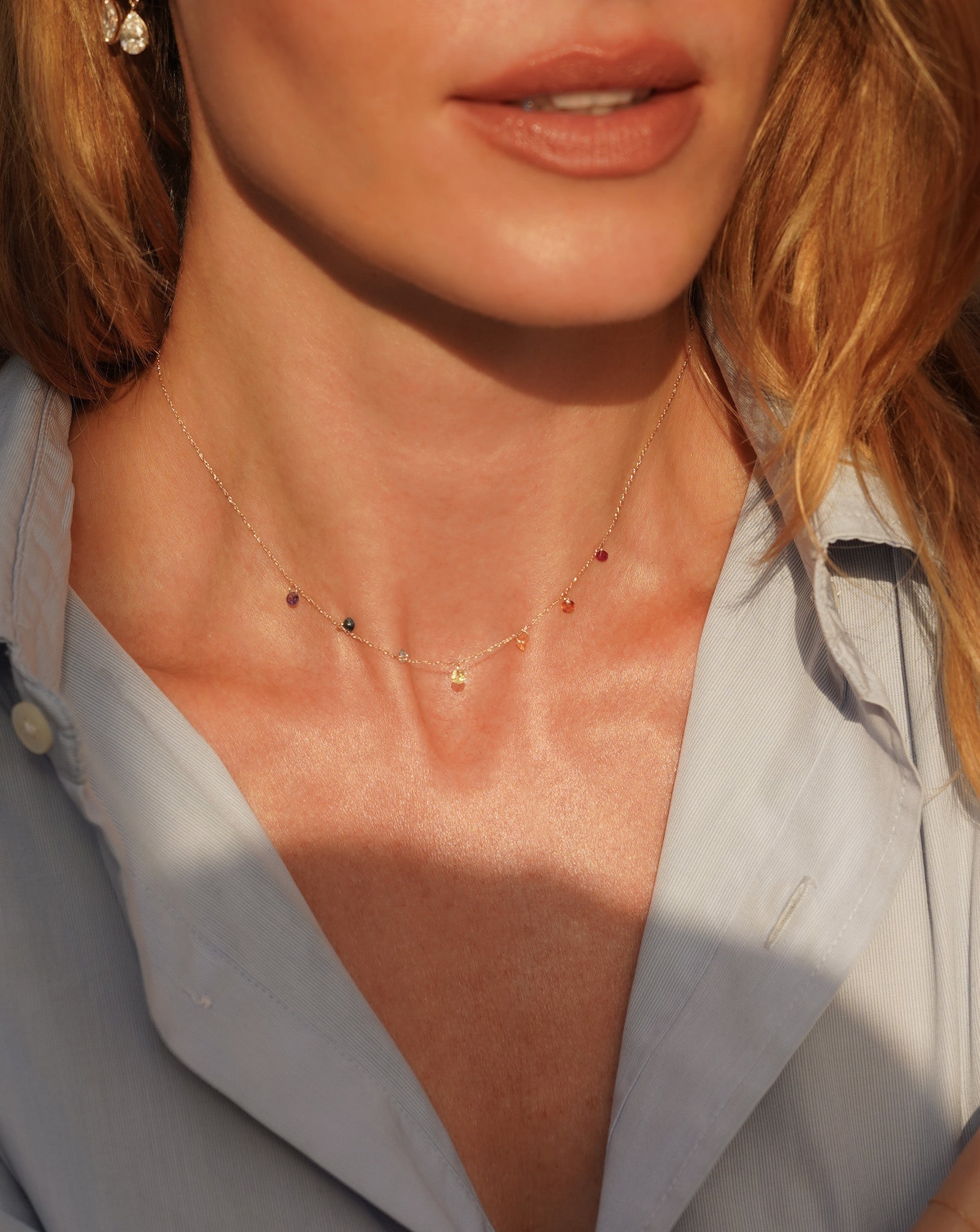 Collier sept Chakras PM