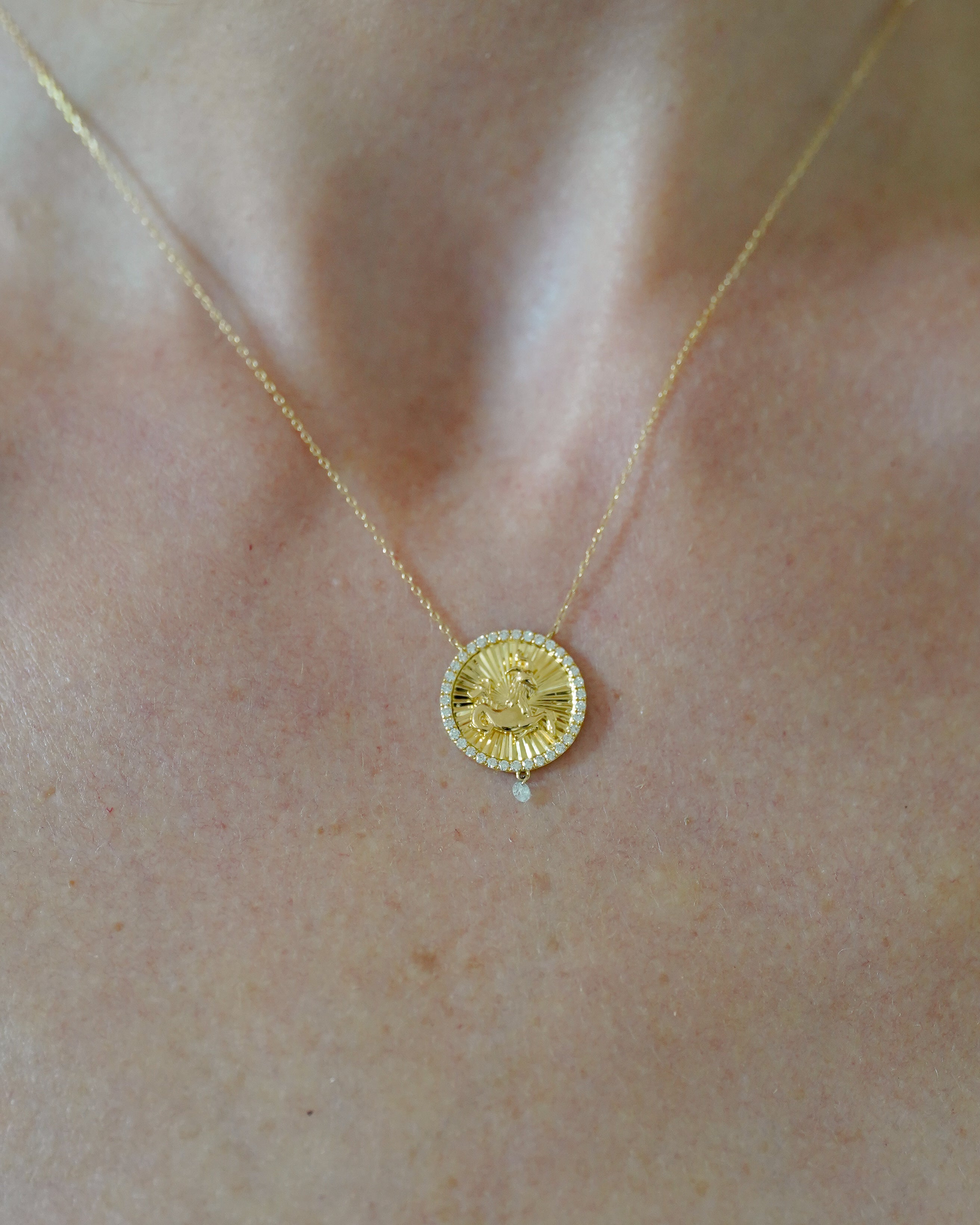 Collier Céleste Médaillon Capricorne