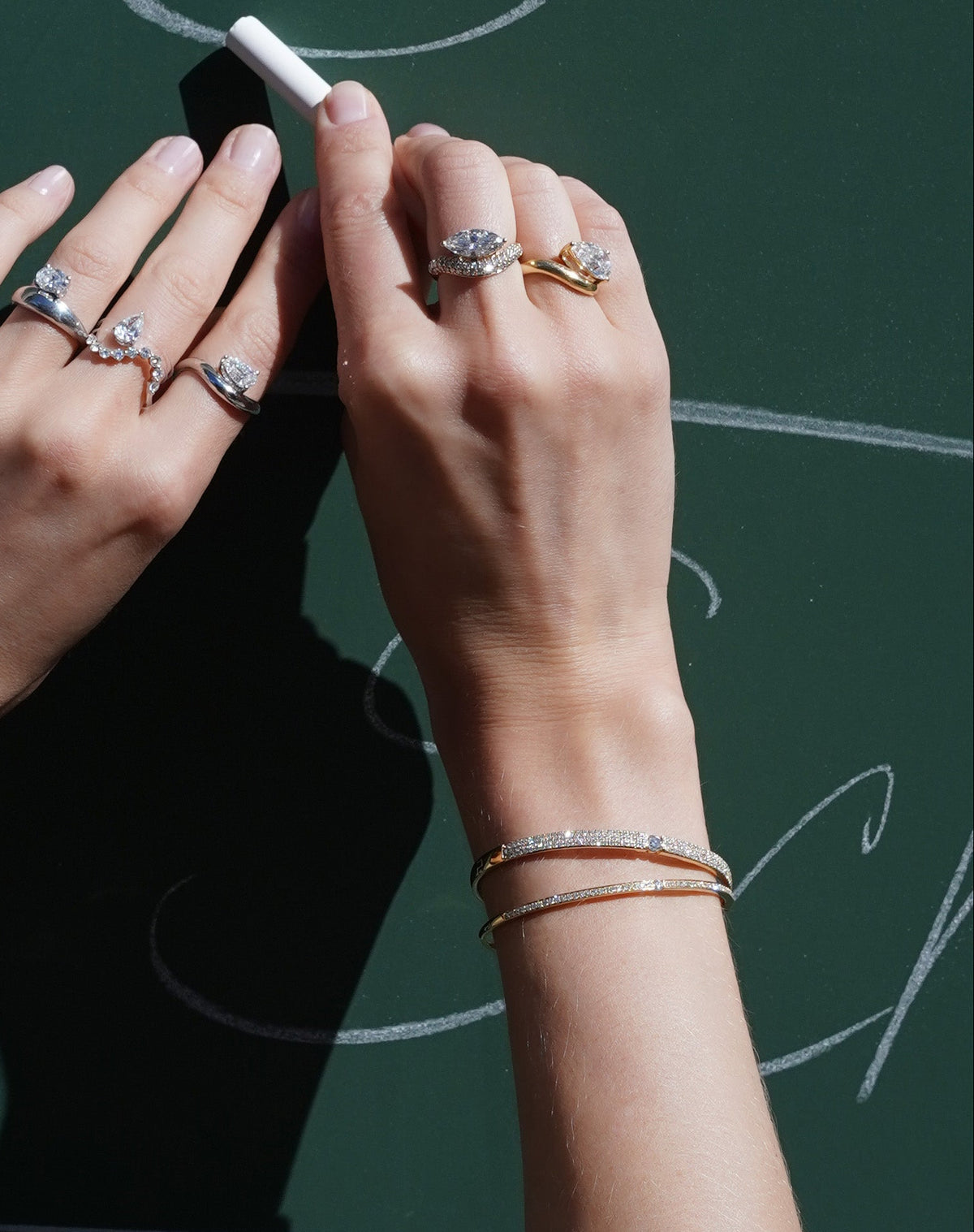 Bracelet Zeus Pavé un diamant Petit Modèle