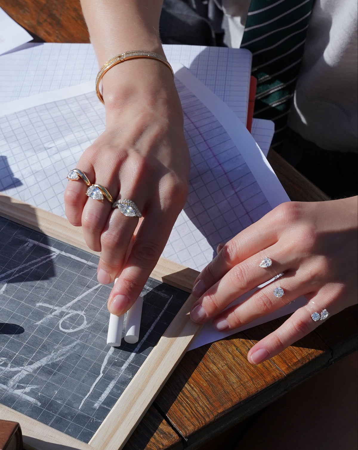 Wave Dome Gold Ring