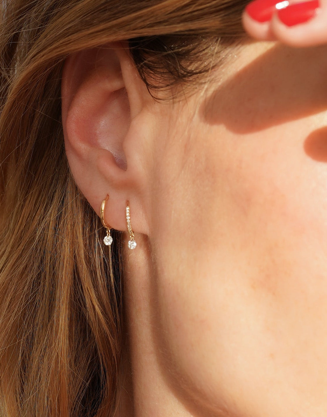 Piercing Danaé un diamant
