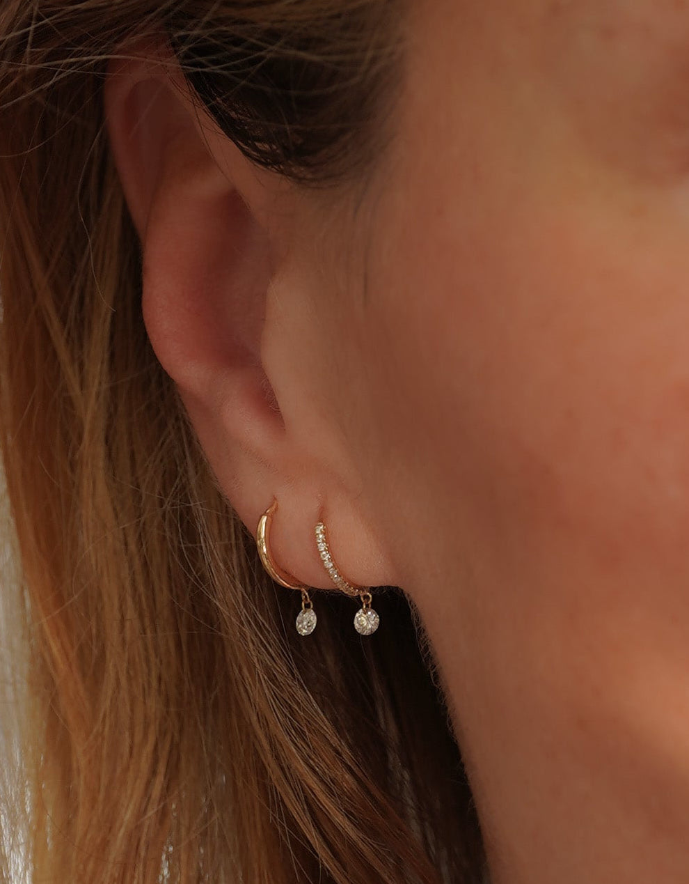 Danaé piercing a diamond