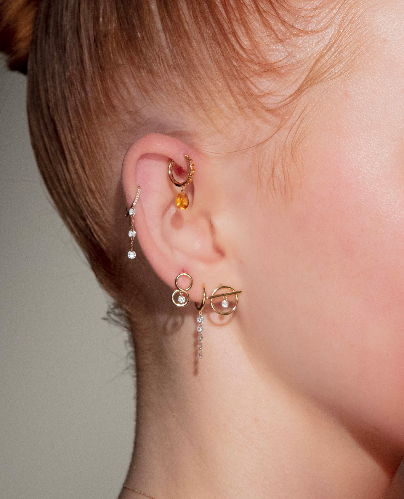 Mono boucle d'oreille Fibule XS