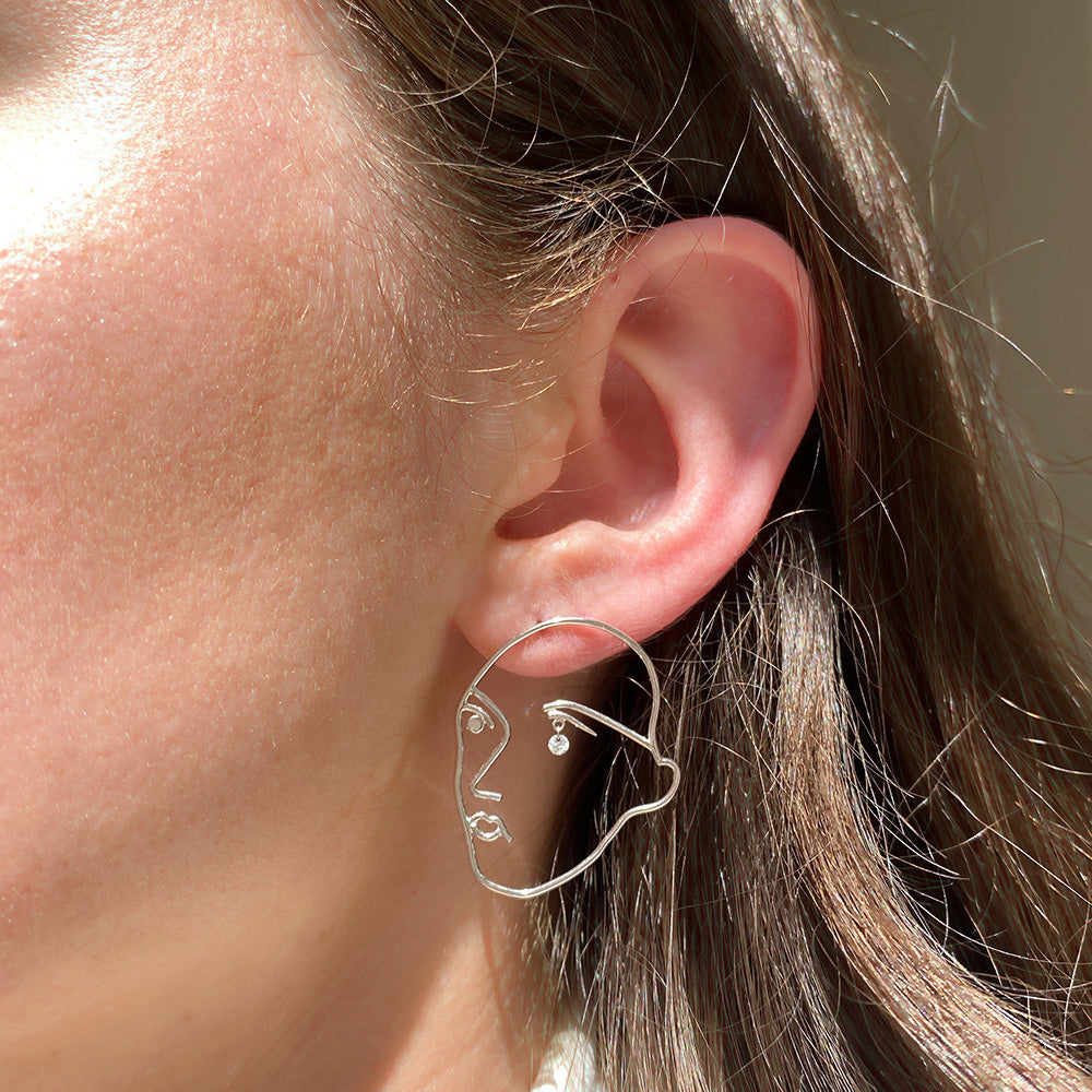 Boucle d'oreille Matisse 1 Diamant