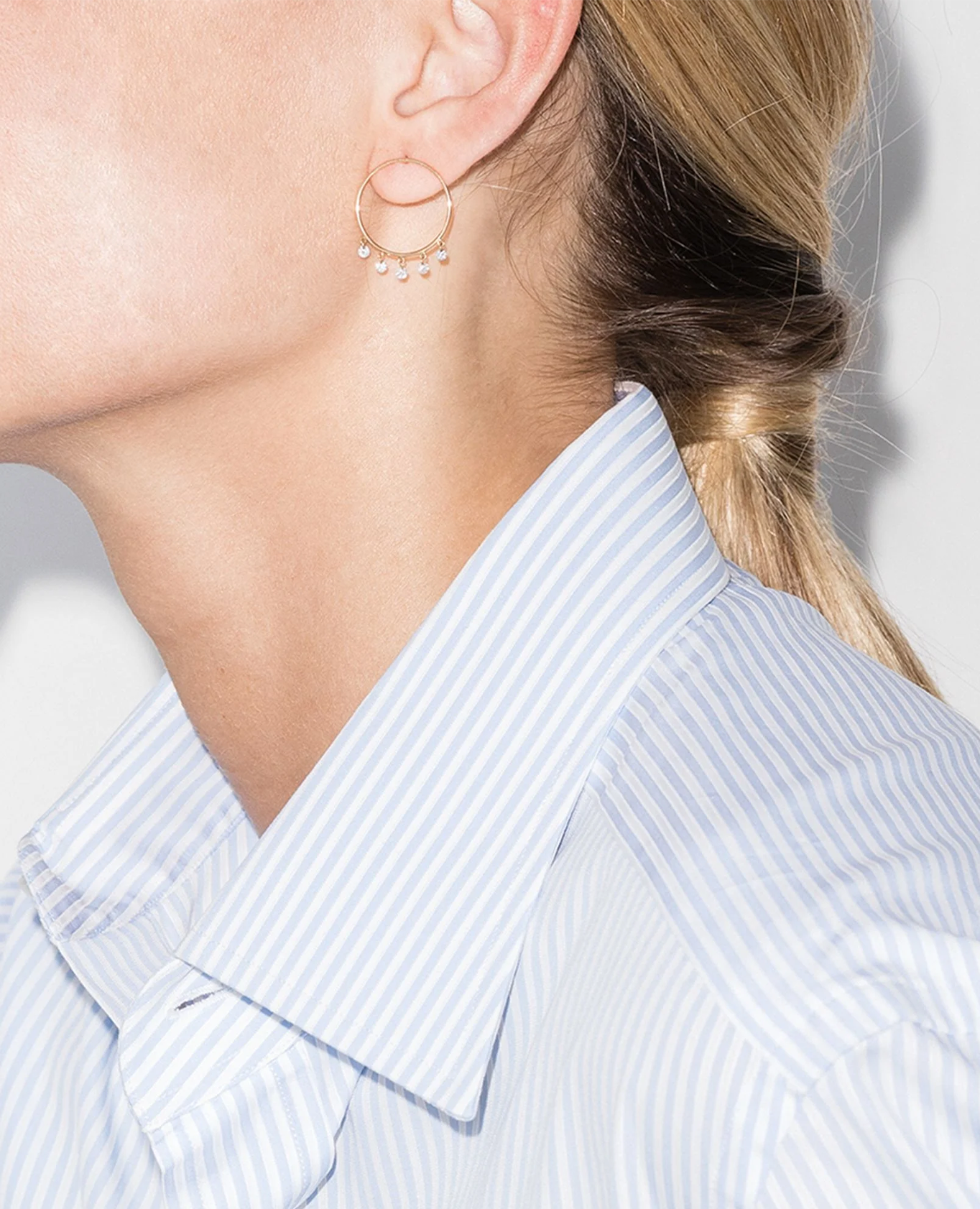Boucle d'oreille Hélios cinq