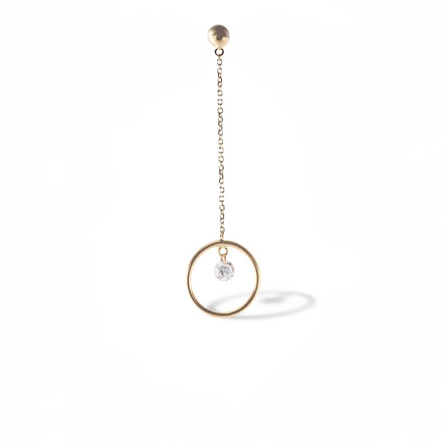 Boucle d'oreille Pendule XS 1 Diamant