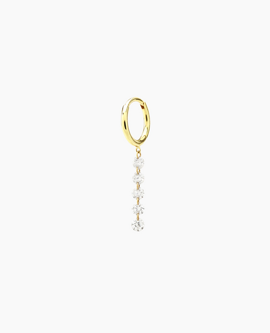 Piercing Danaé cinq diamants