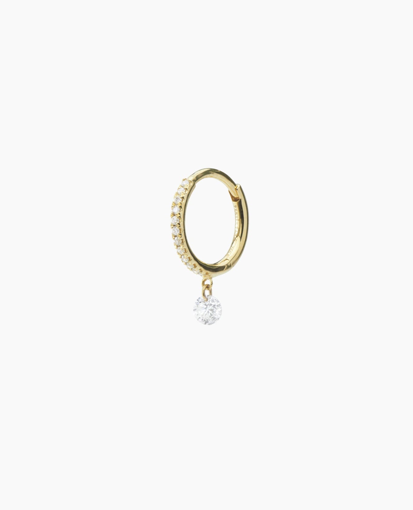 Piercing 1 diamant pavé