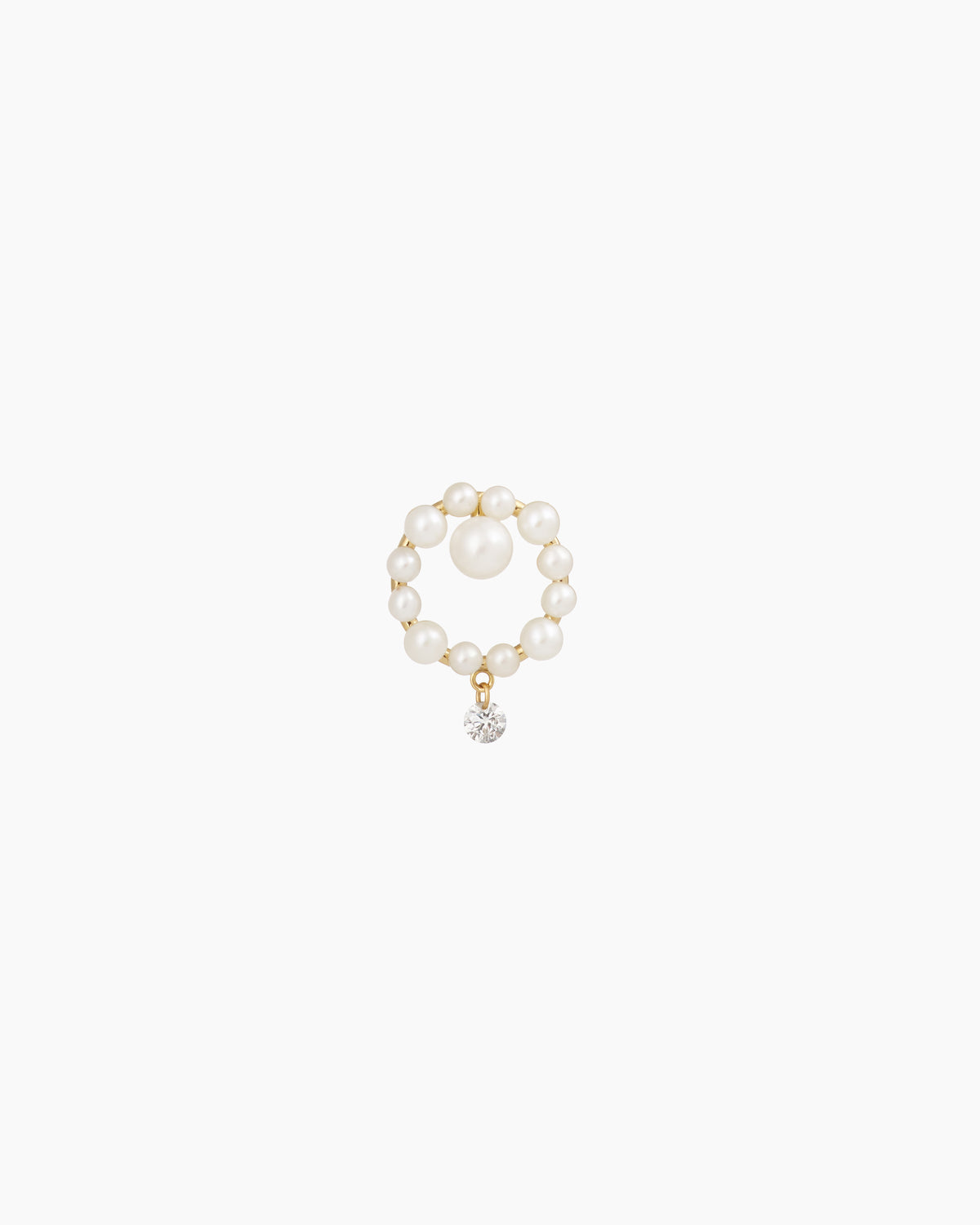 Beaded Aphrodite Round Earrings