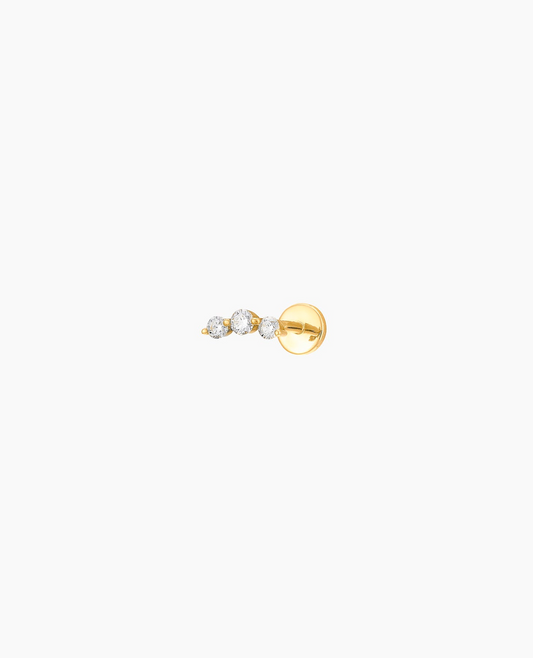 Piercing trois diamants