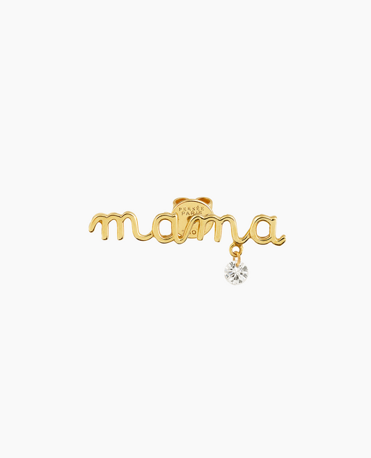 Mono boucle d'oreille Mama