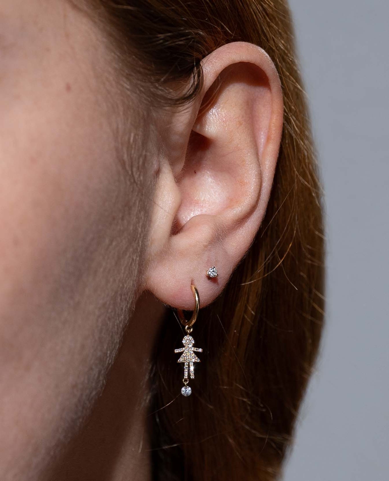 Boucle d'oreille Séléné Girl