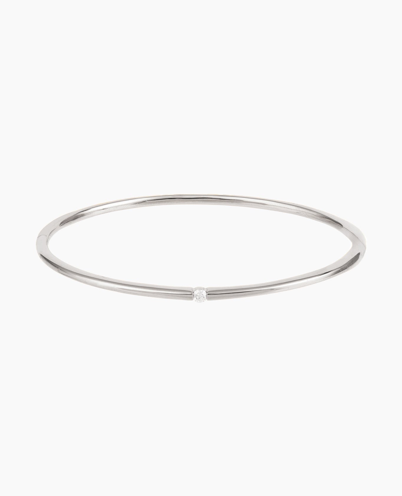 Bracelet Zeus 1 diamant Petit Modèle Blanc