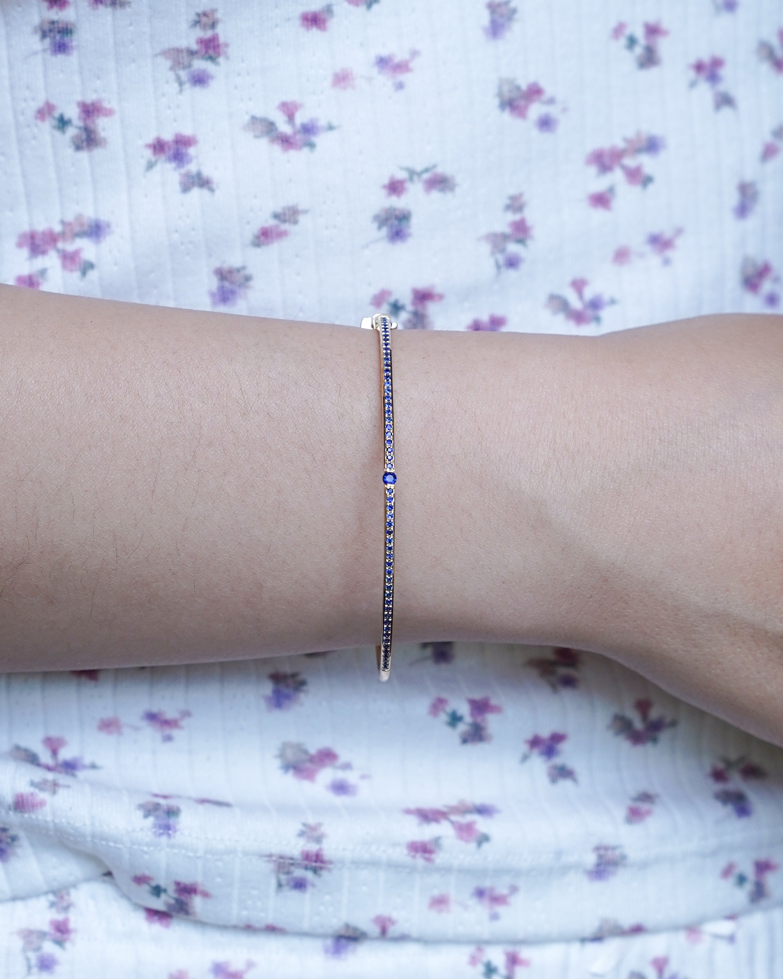 Bracelet Zeus Pavé Saphir Petit Modèle