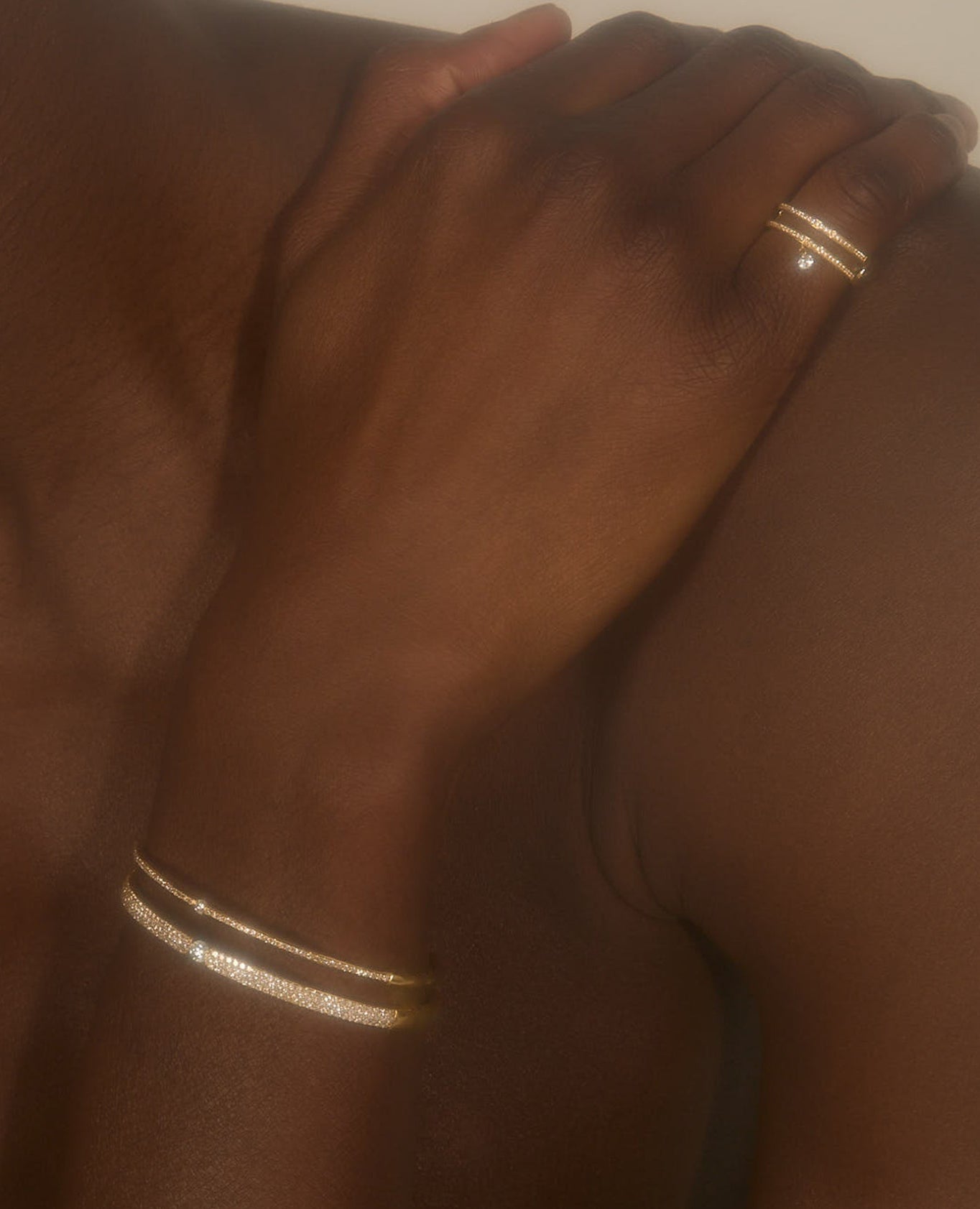 Bracelet Zeus Pavé un diamant Petit Modèle