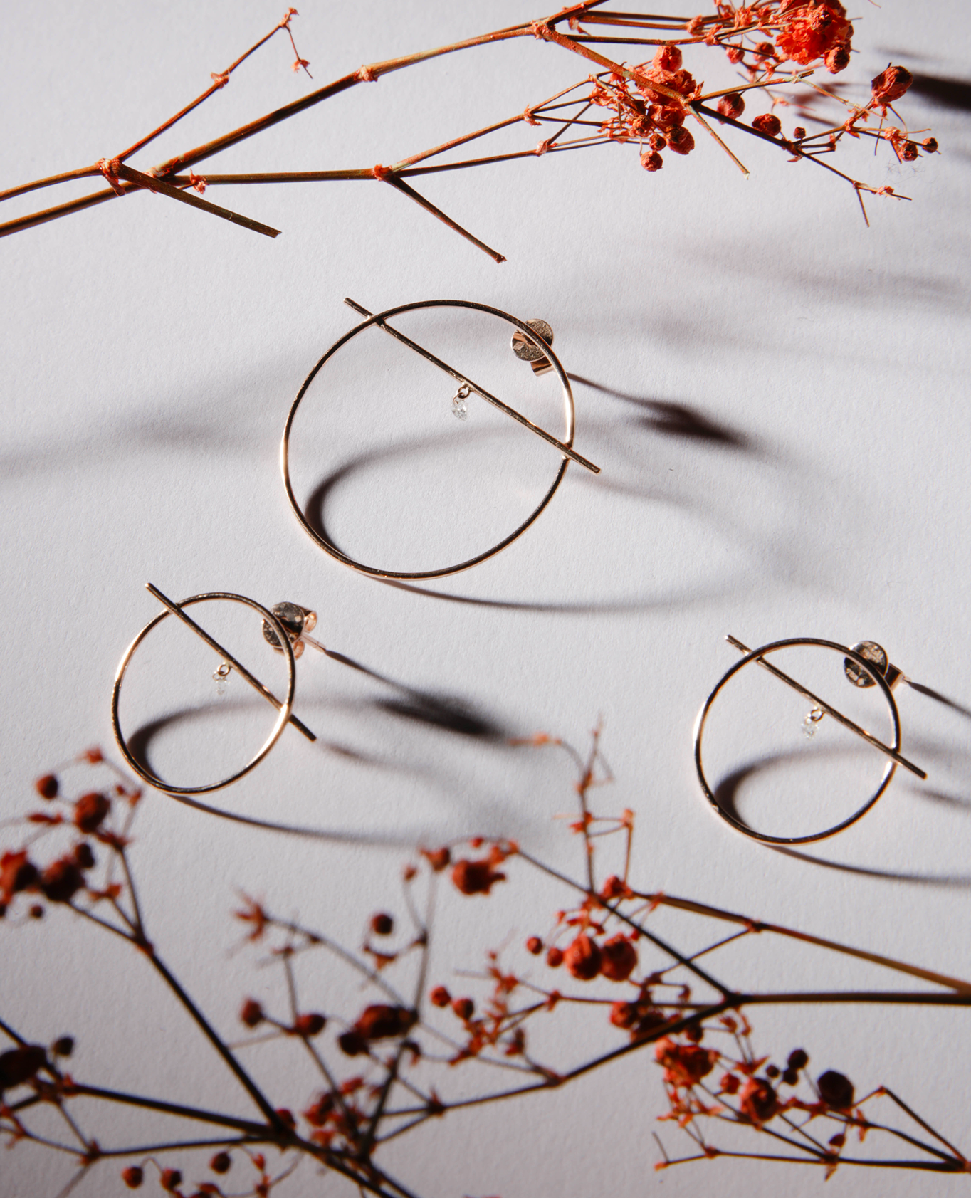 Boucle d'oreille Fibule S