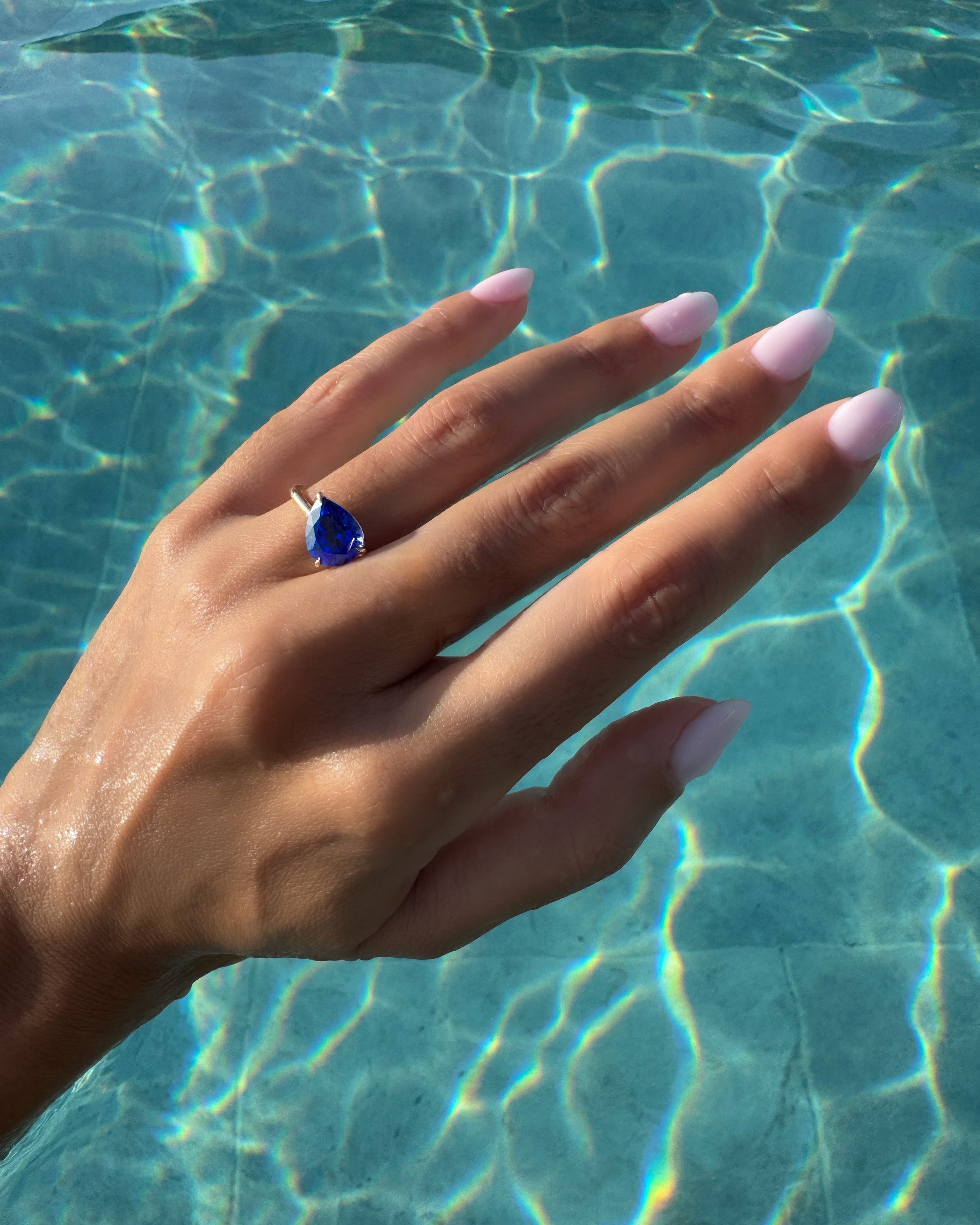 Bague Iris Saphir