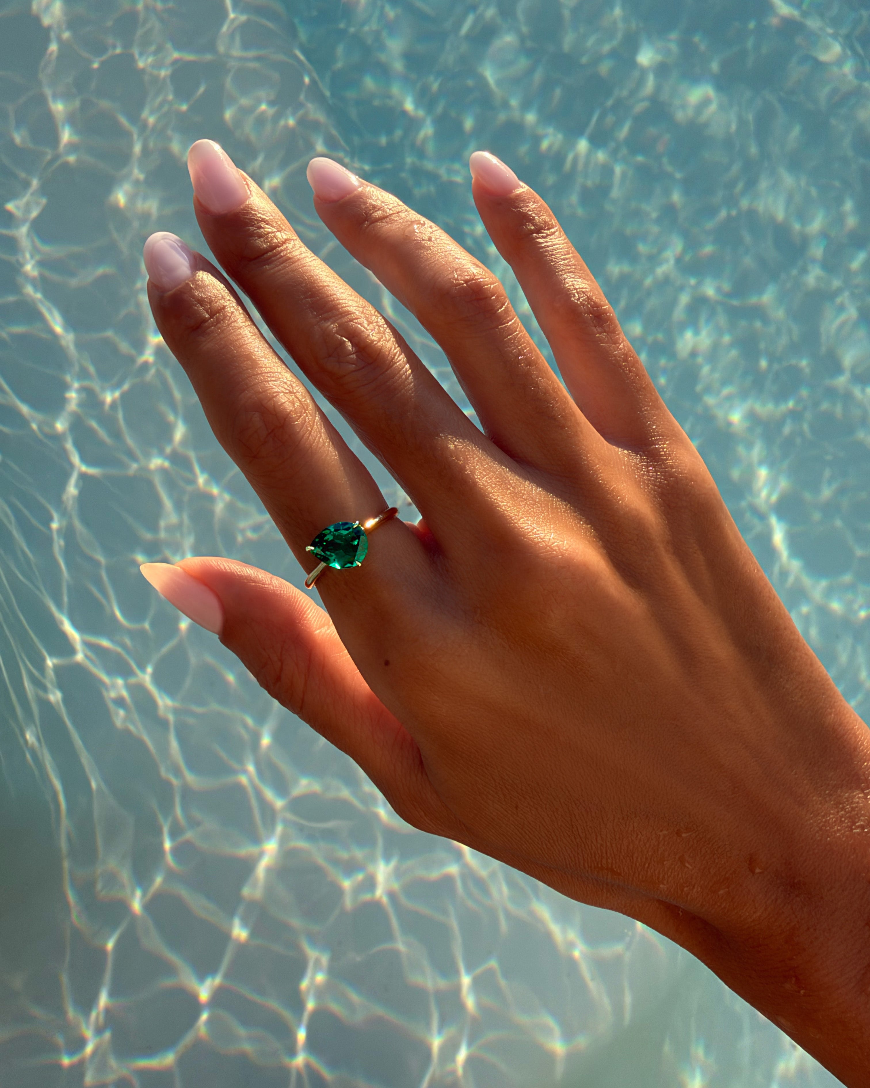 Bague Iris Émeraude