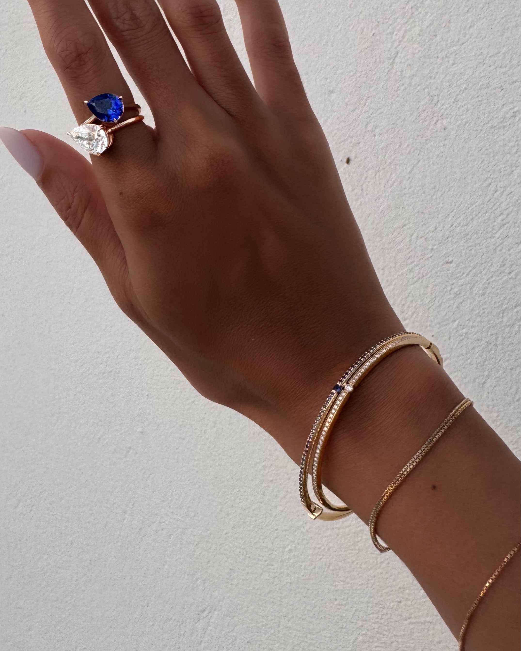 Zeus Bracelet Pavé a diamond Small Model
