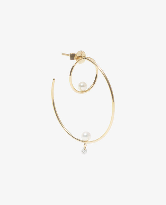 Mono boucle d'oreille Aphrodite Créole