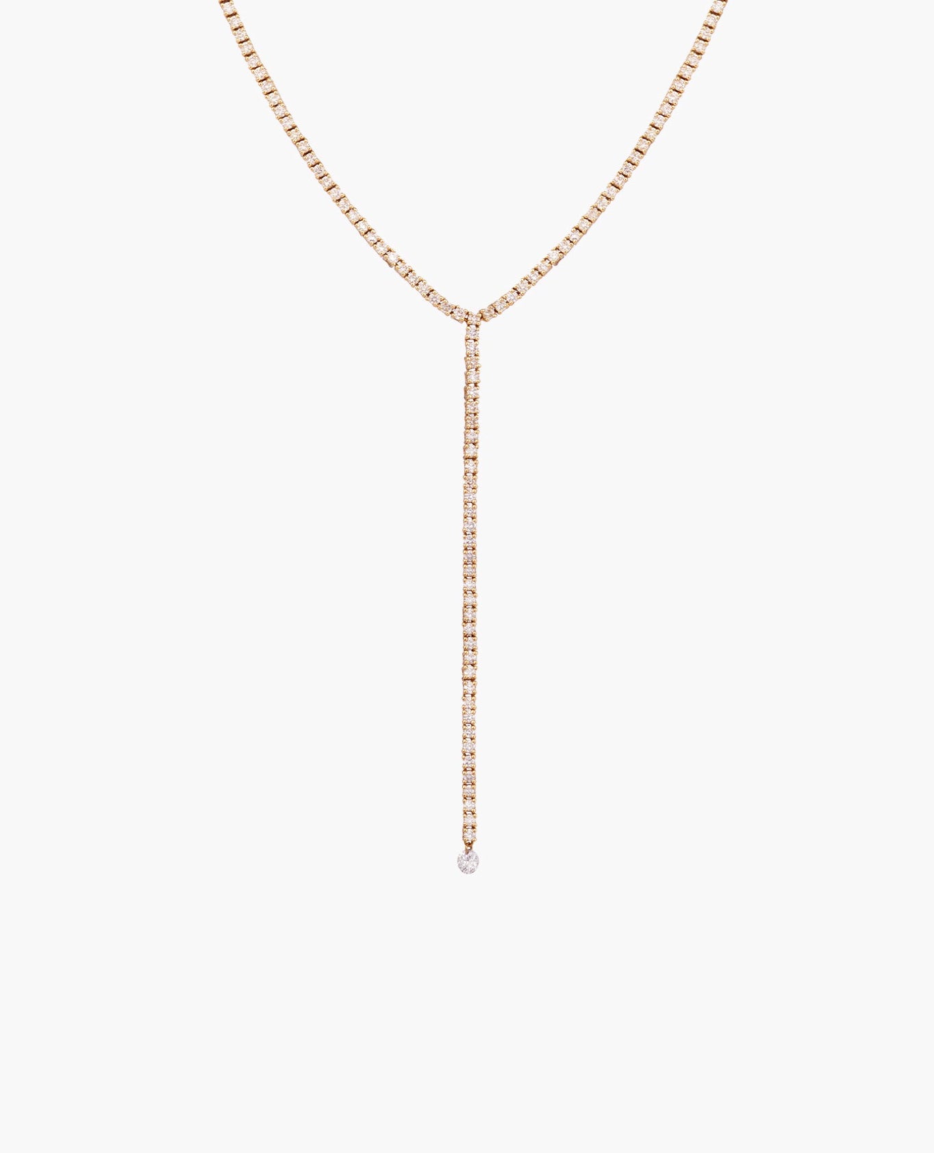 Collier Rivière Tennis 1 diamant