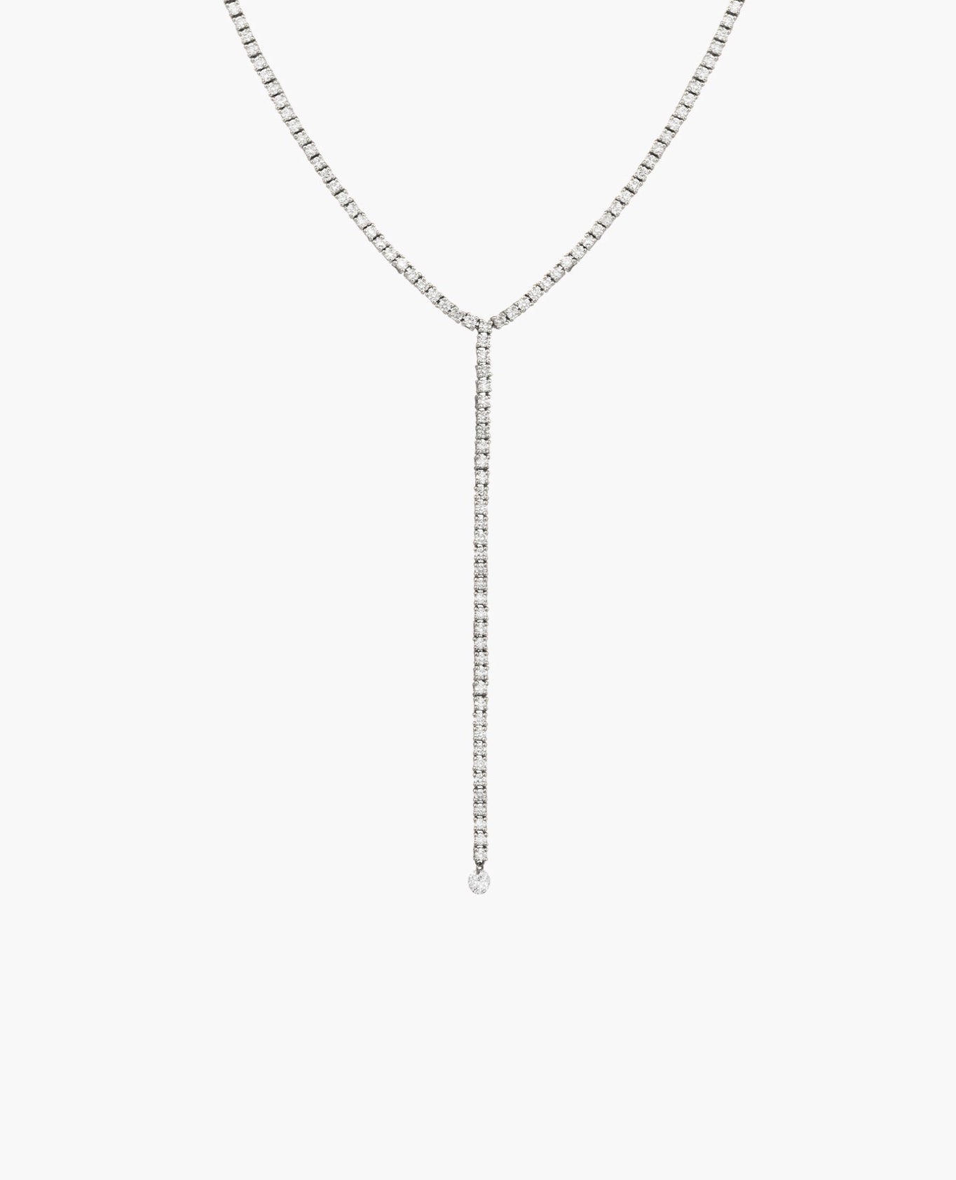 Collier Rivière Tennis 1 diamant
