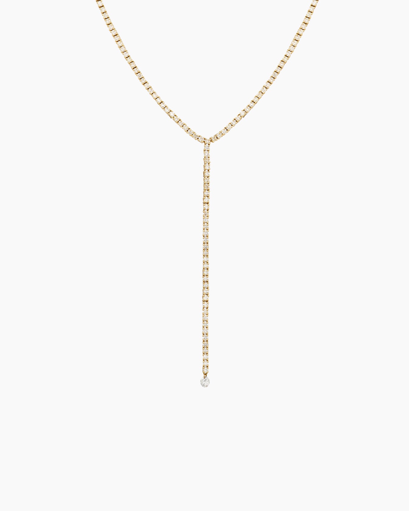 Collier Rivière Tennis 1 diamant