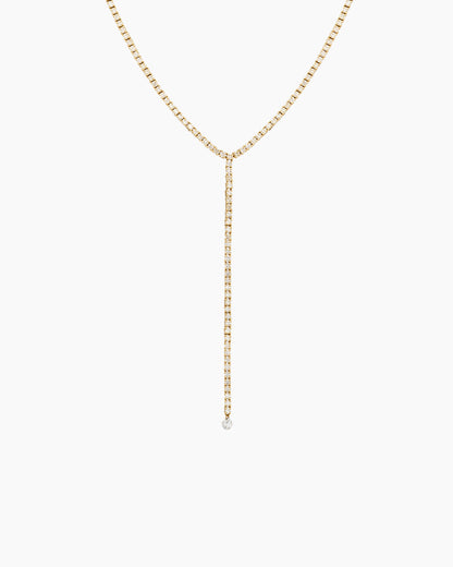 Collier Rivière Tennis 1 diamant