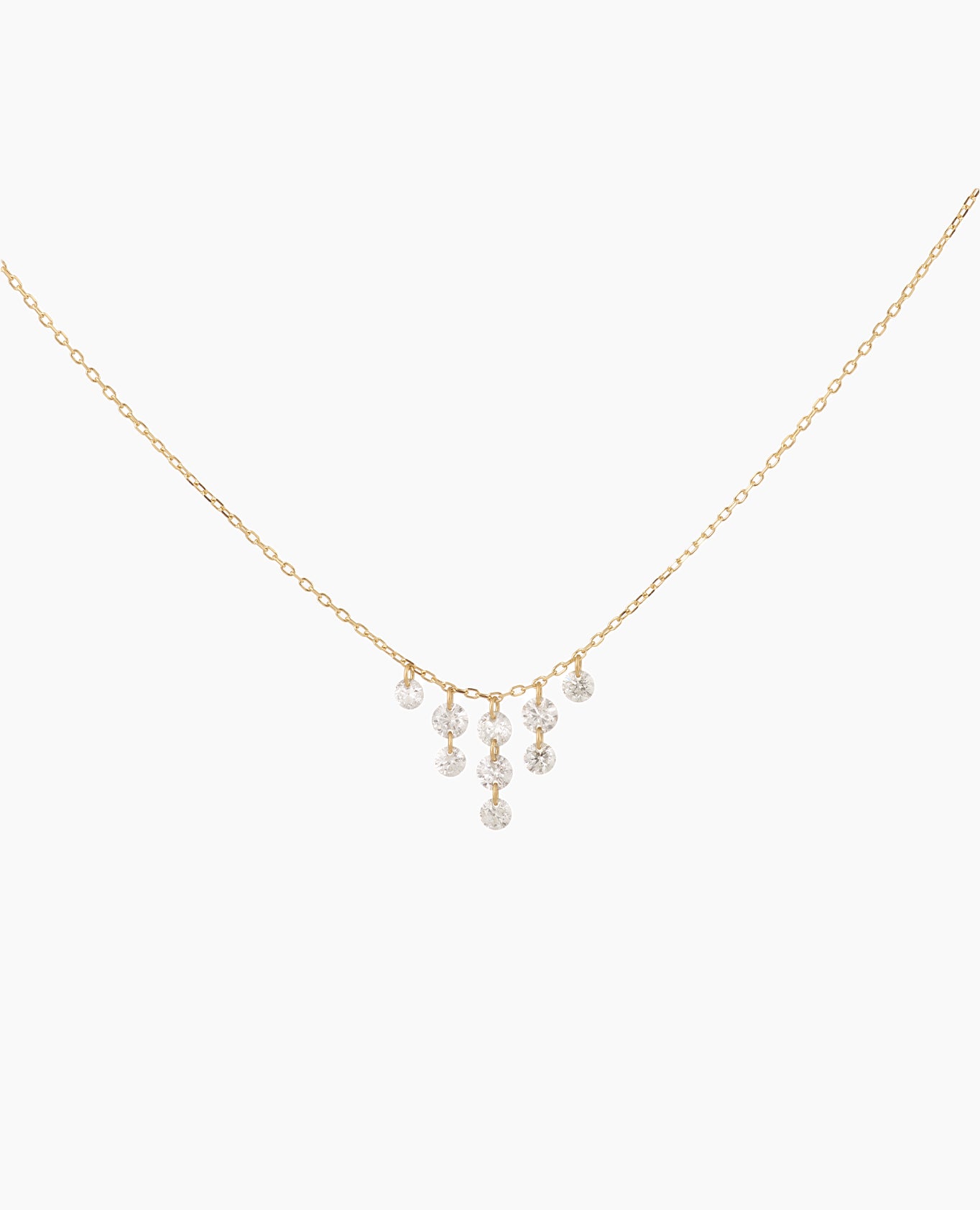 Danaé nine diamond necklace