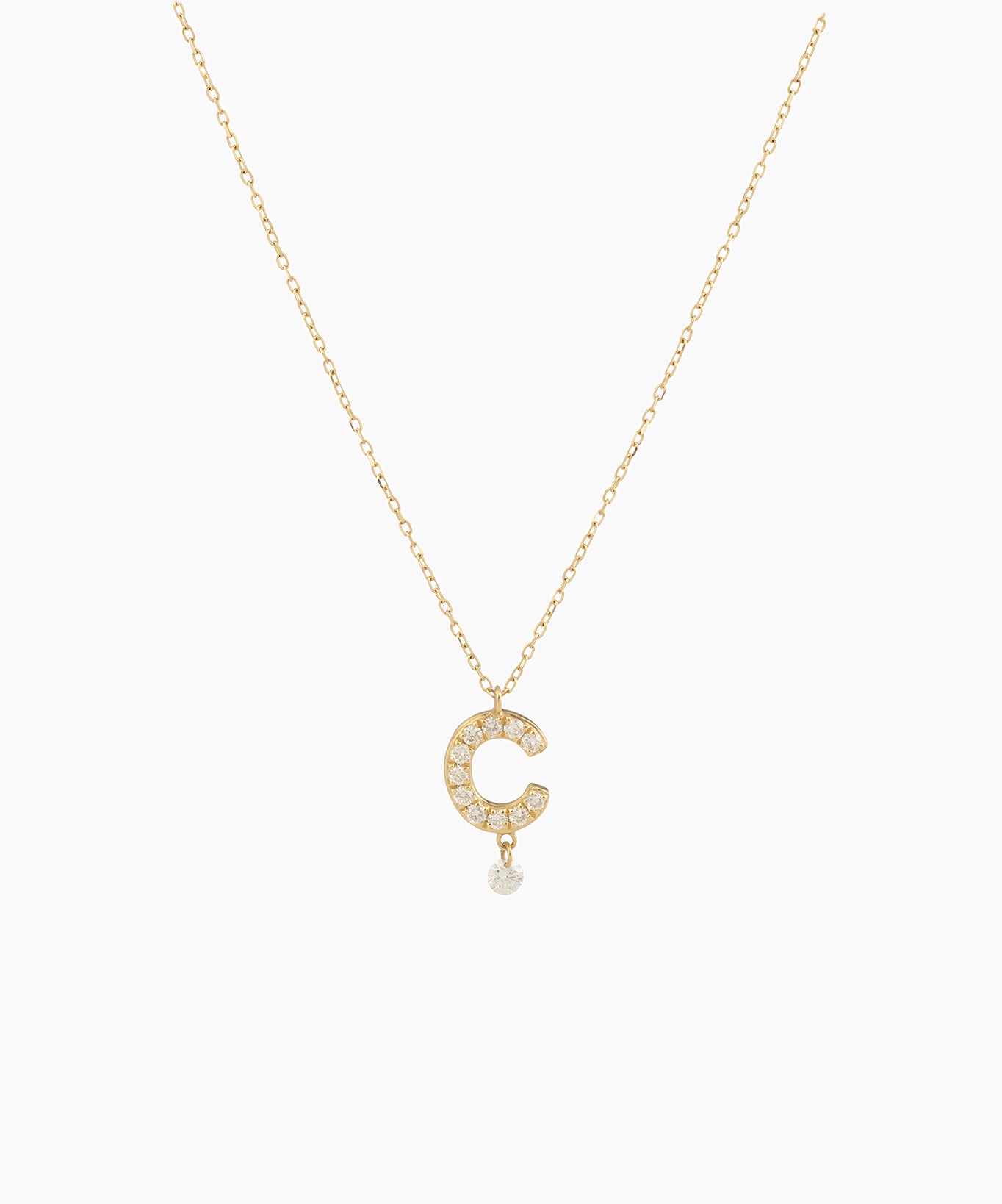 Collier Alphabet Pavé diamants