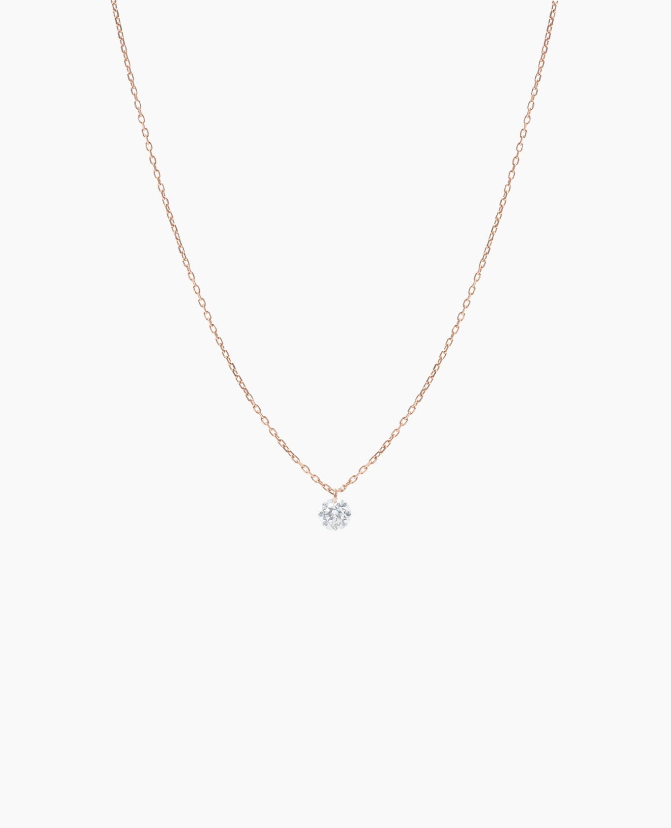 Collier minimaliste en or 18 carats et diamant – Joaillerie contemporaine Persée Paris