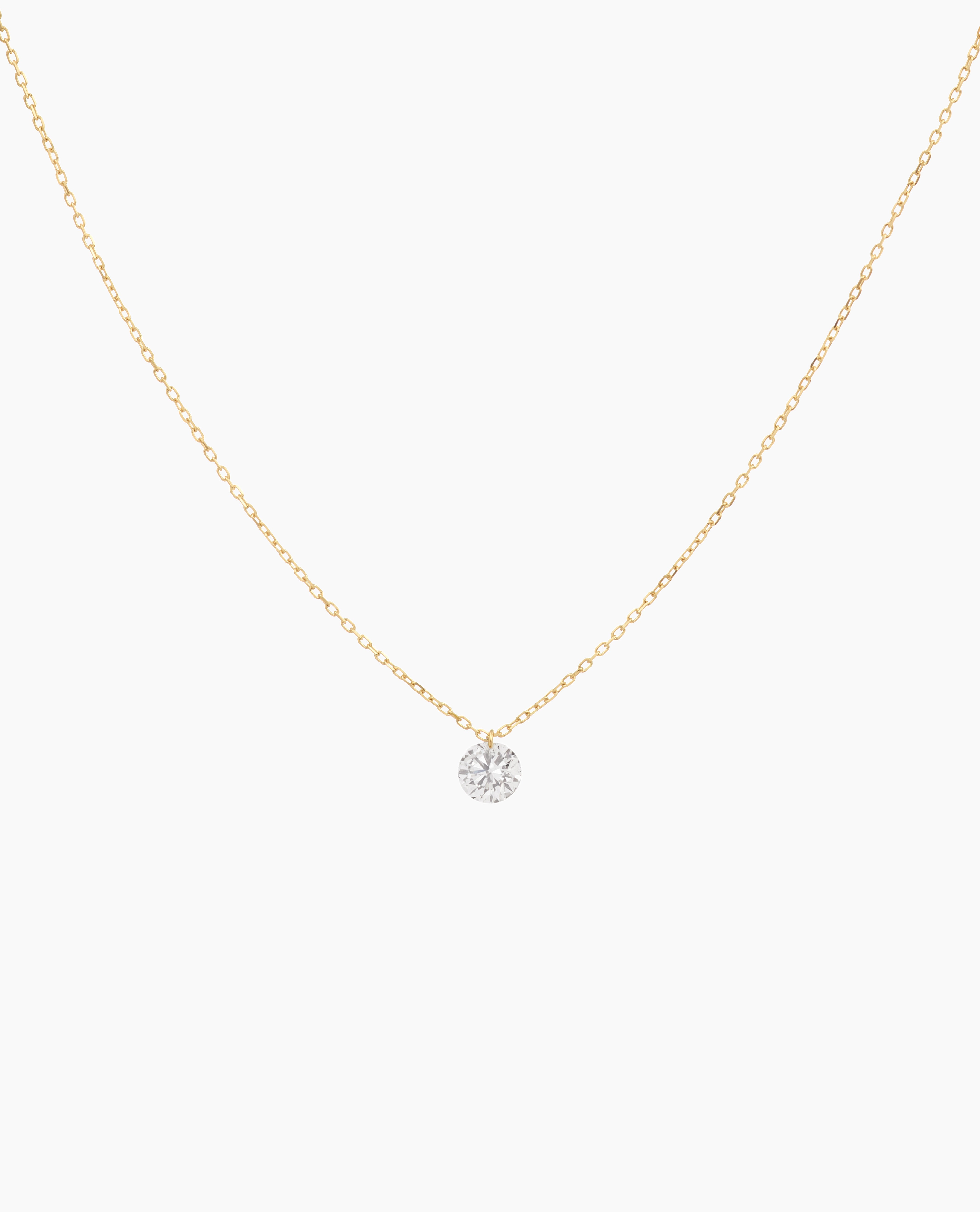 Collier Danaé un diamant 0,15 ct