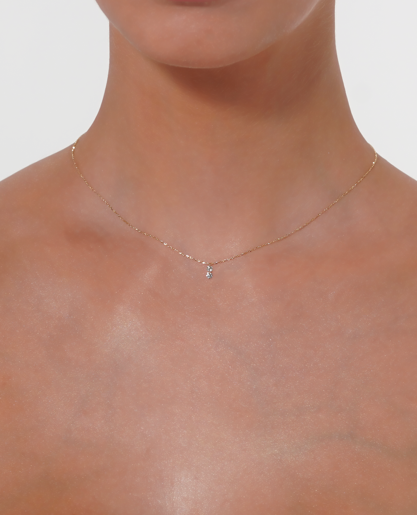 Collier Danaé deux diamants