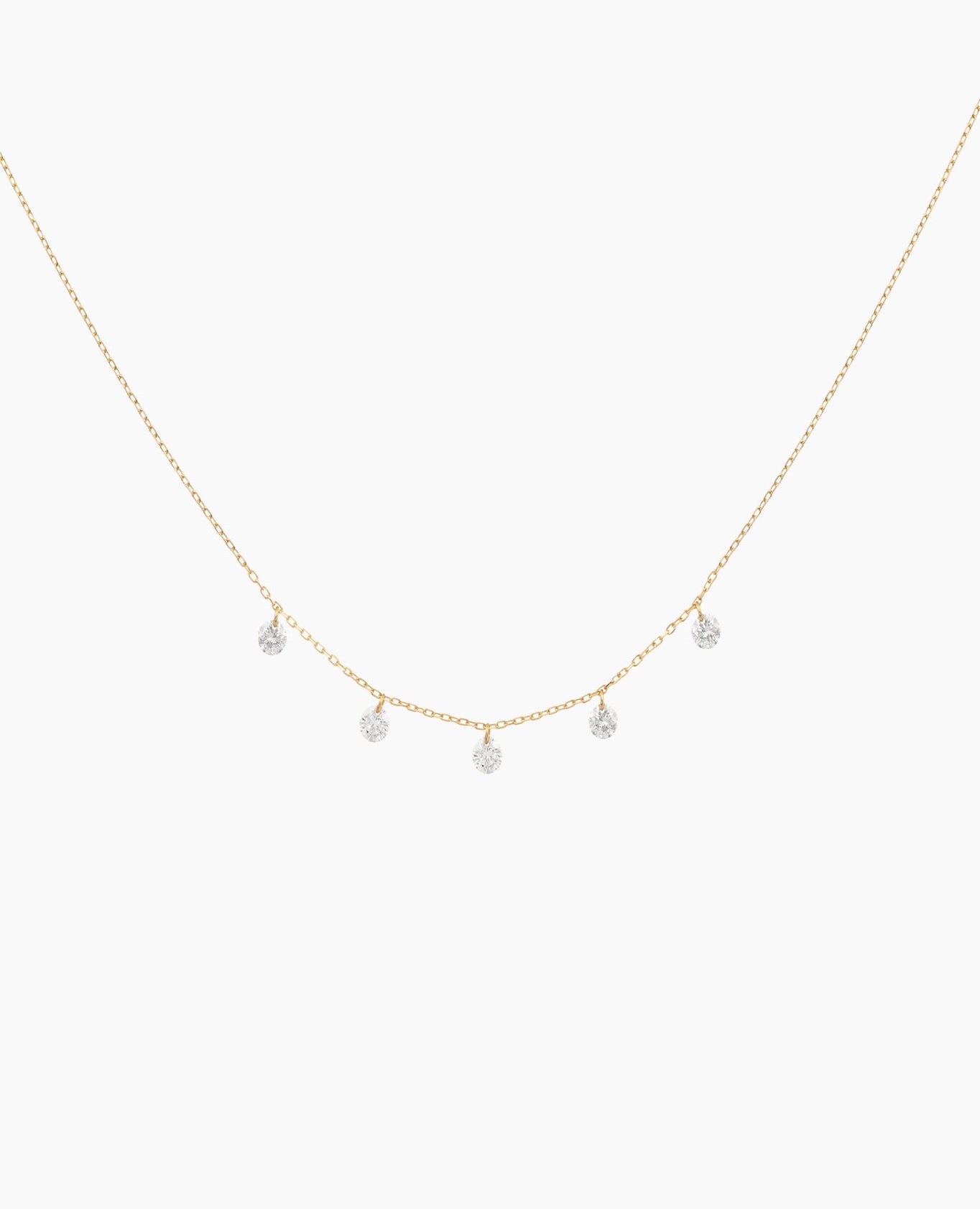 Collier Danaé cinq diamants