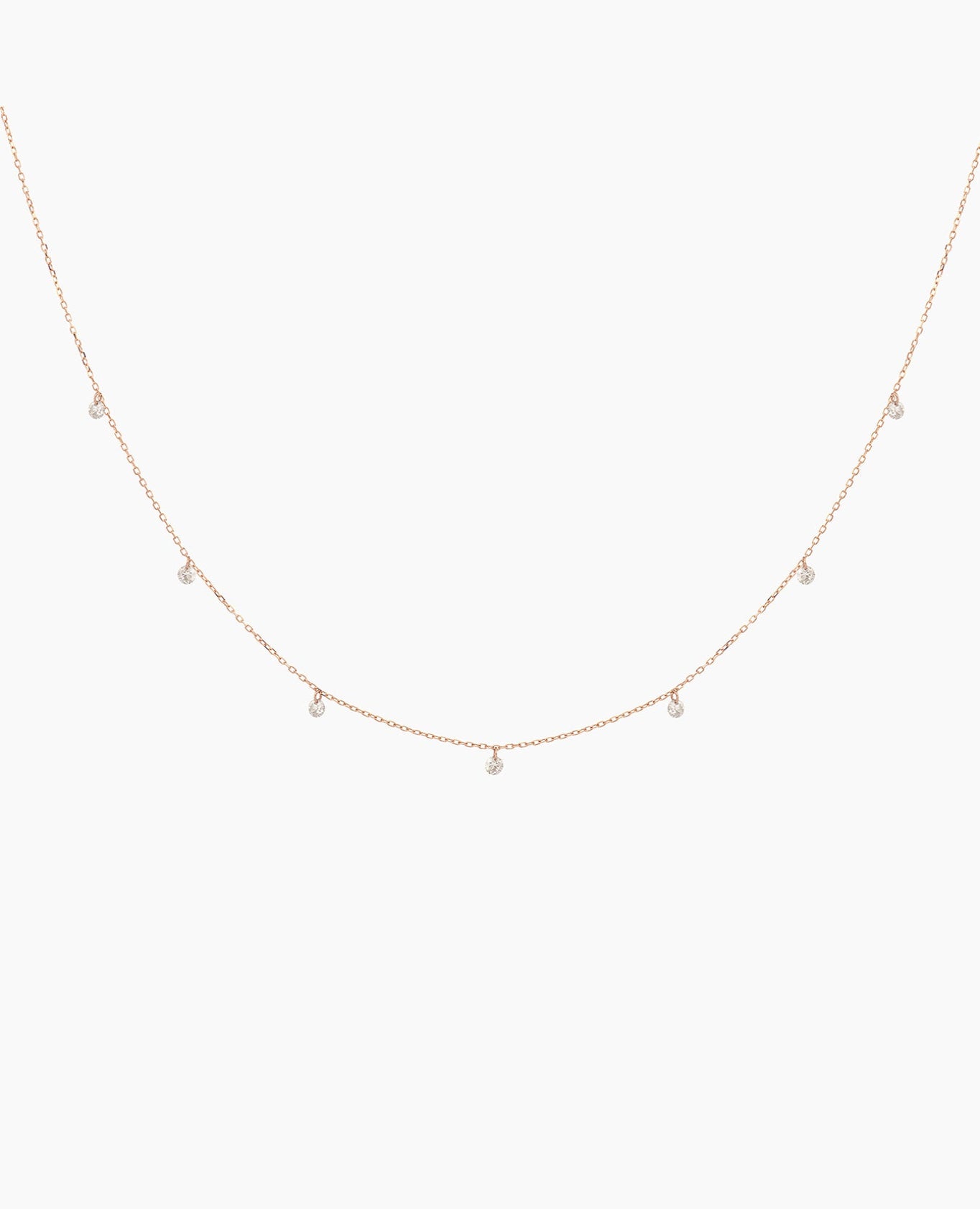 Collier Mini Danaé 7 diamants 0,32