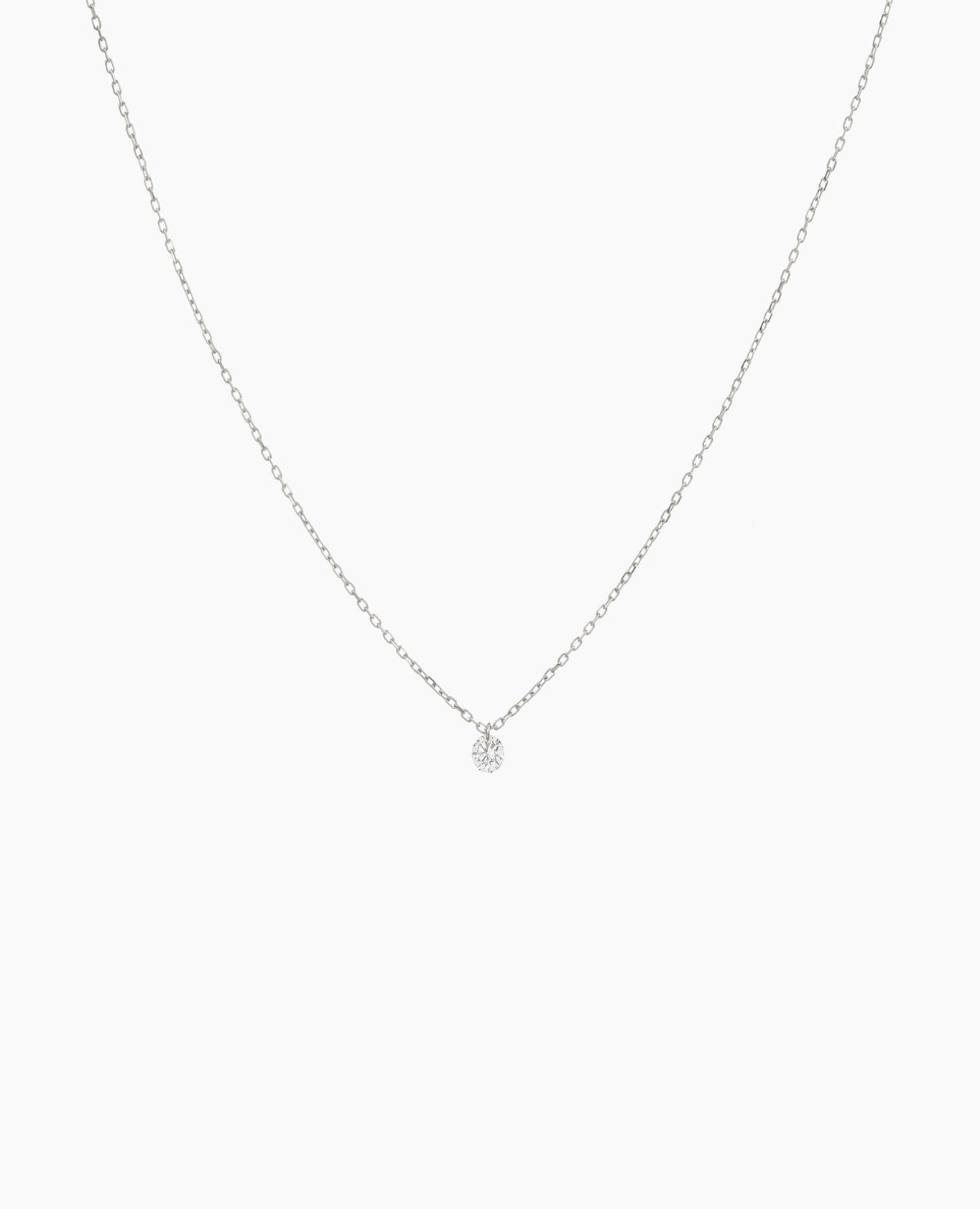 Collier Danaé en or rose 18 carats avec diamant – Cadeau femme raffiné